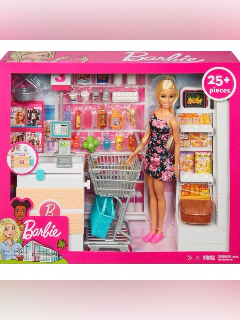 BNIB Barbie grocery store